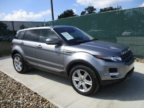 Orkney Grey Metallic Land Rover Range Rover Evoque Pure.  Click to enlarge.