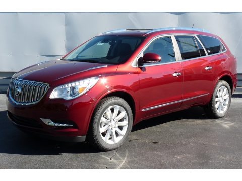 Crimson Red Tintcoat Buick Enclave Premium AWD.  Click to enlarge.