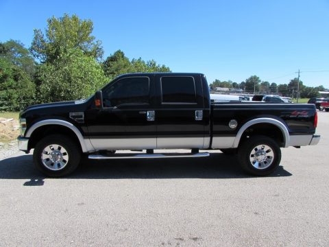 Black Ford F350 Super Duty Lariat Crew Cab 4x4.  Click to enlarge.