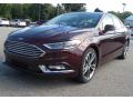 Front 3/4 View of 2017 Ford Fusion Titanium #1