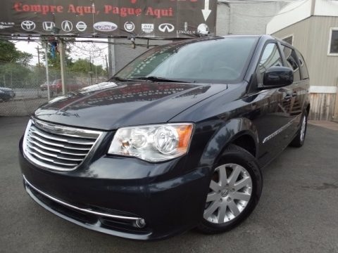 Brilliant Black Crystal Pearl Chrysler Town & Country Touring.  Click to enlarge.