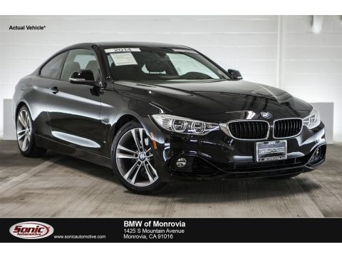 Jet Black BMW 4 Series 428i Coupe.  Click to enlarge.
