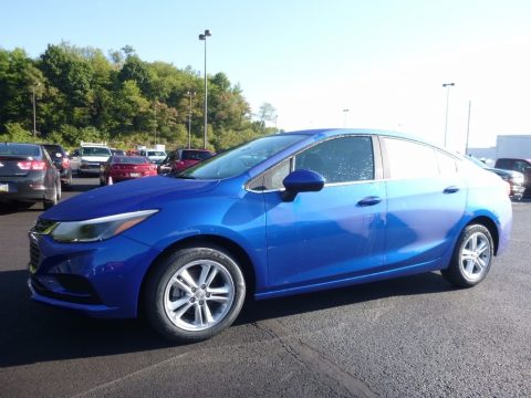 Kinetic Blue Metallic Chevrolet Cruze LT.  Click to enlarge.