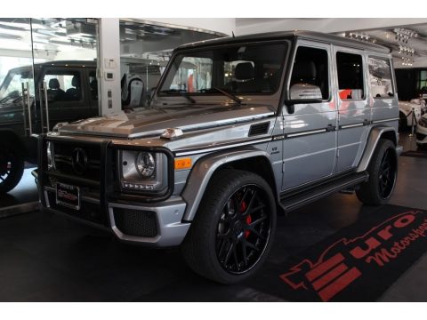 Paladium Silver Metallic Mercedes-Benz G 63 AMG.  Click to enlarge.