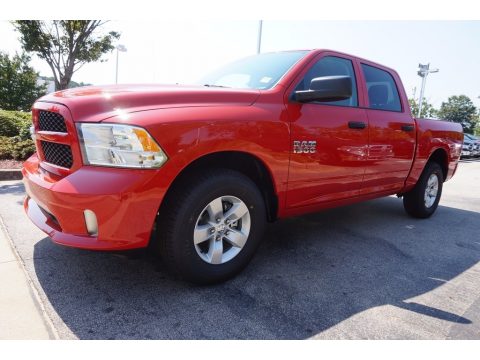 Flame Red Ram 1500 Express Crew Cab.  Click to enlarge.