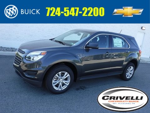 Nightfall Gray Metallic Chevrolet Equinox LS AWD.  Click to enlarge.