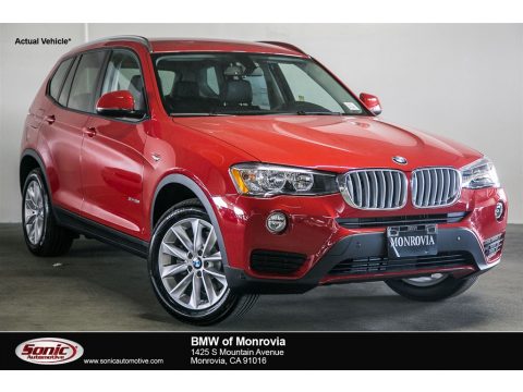 Melbourne Red Metallic BMW X3 sDrive28i.  Click to enlarge.