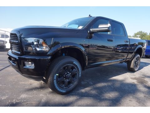 Brilliant Black Crystal Pearl Ram 2500 Big Horn Crew Cab 4x4.  Click to enlarge.