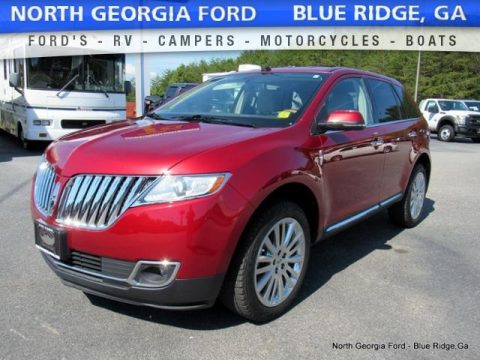 Ruby Red Metallic Lincoln MKX FWD.  Click to enlarge.