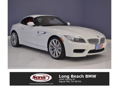 Alpine White BMW Z4 sDrive35i.  Click to enlarge.