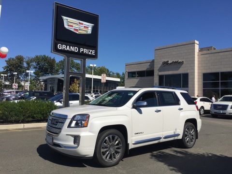 White Frost Tricoat GMC Terrain Denali AWD. Click to enlarge. White Frost Tricoat GMC Terrain Denali AWD. Click to enlarge.