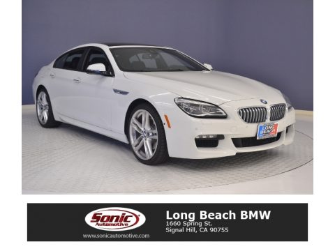 Alpine White BMW 6 Series 650i Gran Coupe.  Click to enlarge.