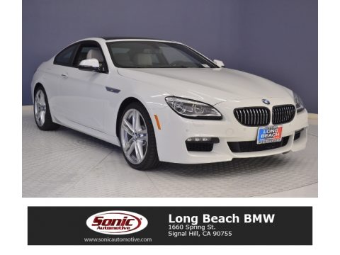 Alpine White BMW 6 Series 640i Coupe.  Click to enlarge.