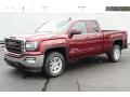 Front 3/4 View of 2017 GMC Sierra 1500 SLE Double Cab 4WD #1