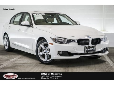 Alpine White BMW 3 Series 328i Sedan.  Click to enlarge.