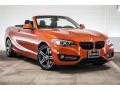 Front 3/4 View of 2017 BMW 2 Series 230i xDrive Convertible #12