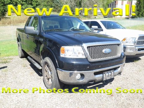 Black Ford F150 Lariat SuperCab 4x4.  Click to enlarge.