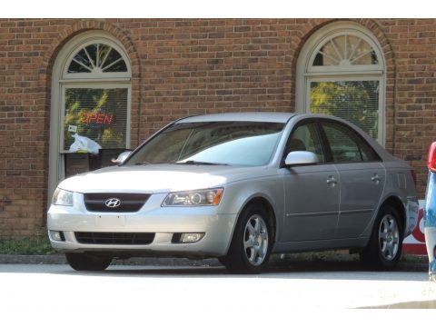 Bright Silver Hyundai Sonata GLS V6.  Click to enlarge.