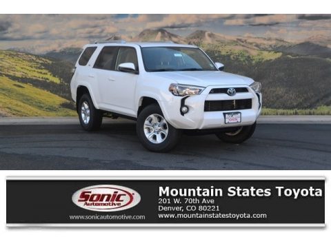 Super White Toyota 4Runner SR5 4x4.  Click to enlarge.