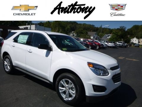 Summit White Chevrolet Equinox LS AWD.  Click to enlarge.