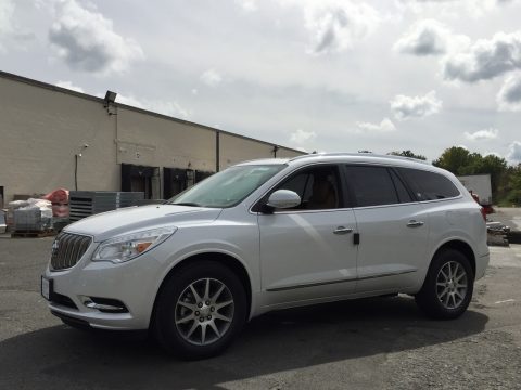 Summit White Buick Enclave Leather AWD.  Click to enlarge.