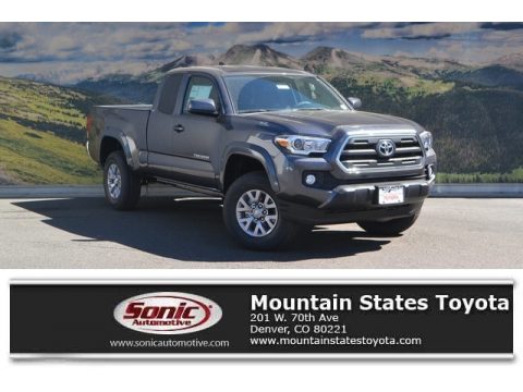Magnetic Gray Metallic Toyota Tacoma SR5 Access Cab 4x4.  Click to enlarge.