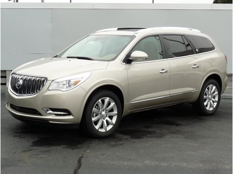 Sparkling Silver Metallic Buick Enclave Premium AWD.  Click to enlarge.