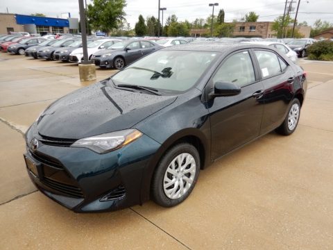 Galactic Aqua Mica Toyota Corolla LE.  Click to enlarge.