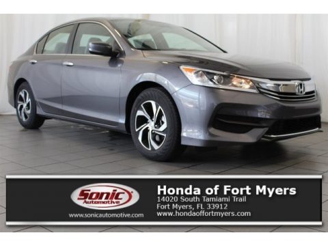 Modern Steel Metallic Honda Accord LX Sedan.  Click to enlarge.