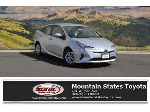 Classic Silver Metallic Toyota Prius Two.  Click to enlarge.