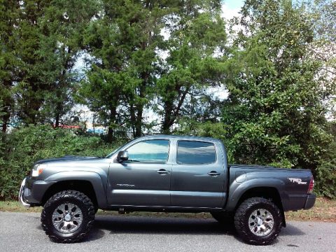 Magnetic Gray Metallic Toyota Tacoma V6 TRD Sport Double Cab 4x4.  Click to enlarge.