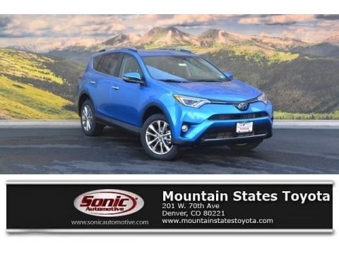 Electric Storm Metallic Toyota RAV4 Limited AWD.  Click to enlarge.