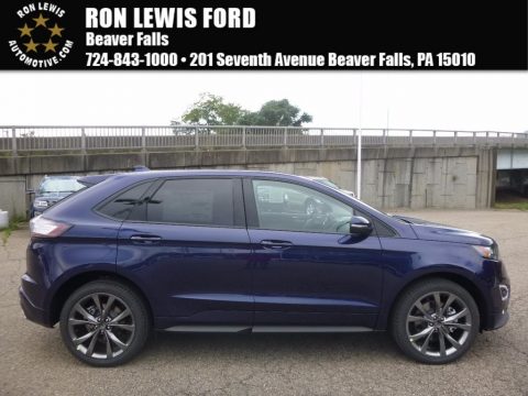 Kona Blue Ford Edge Sport AWD. Click to enlarge. Kona Blue Ford Edge Sport AWD. Click to enlarge.