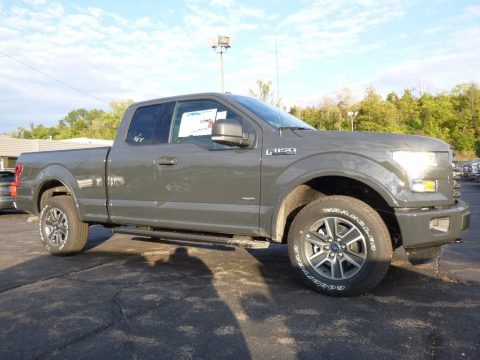 Lithium Gray Ford F150 Lariat SuperCab 4x4.  Click to enlarge.