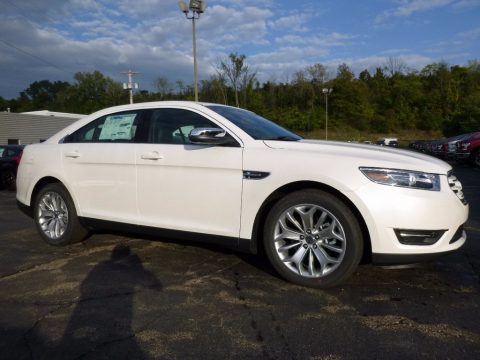 White Platinum Ford Taurus Limited AWD.  Click to enlarge.