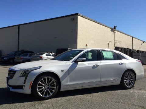 Crystal White Tricoat Cadillac CT6 3.0 Turbo Premium Luxury AWD Sedan.  Click to enlarge.