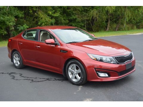 Remington Red Kia Optima LX.  Click to enlarge.