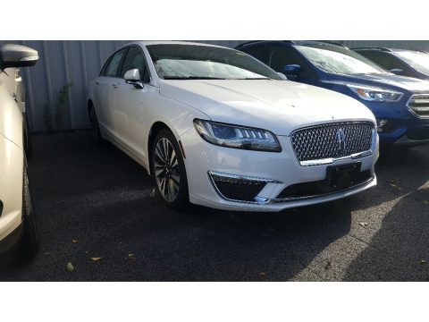 White Platinum Lincoln MKZ Select AWD.  Click to enlarge.