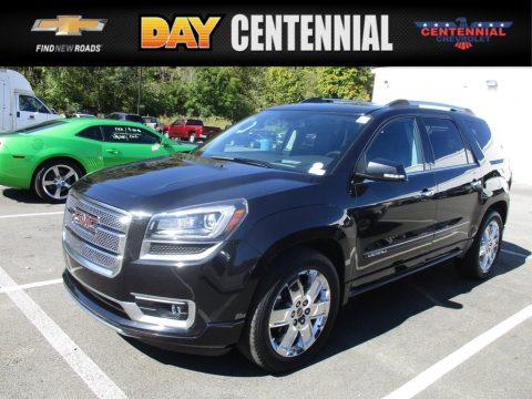 Carbon Black Metallic GMC Acadia Denali AWD.  Click to enlarge.