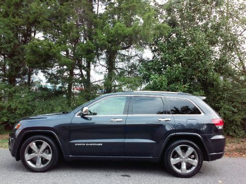 Maximum Steel Metallic Jeep Grand Cherokee Overland 4x4.  Click to enlarge.