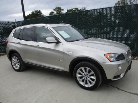 Mineral Silver Metallic BMW X3 xDrive 28i.  Click to enlarge.