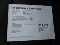 2013 X3 xDrive 28i #12