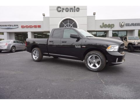 Brilliant Black Crystal Pearl Ram 1500 Express Quad Cab.  Click to enlarge.