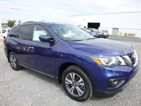 Caspian Blue Nissan Pathfinder SV 4x4.  Click to enlarge.