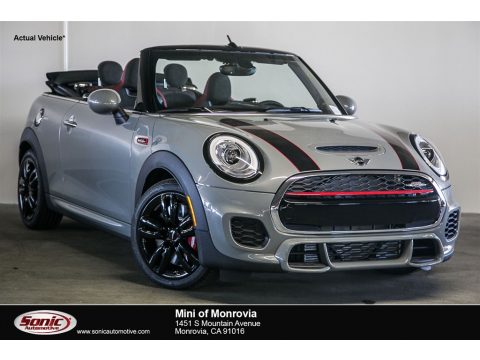 Moonwalk Grey Metallic Mini Convertible John Cooper Works.  Click to enlarge.