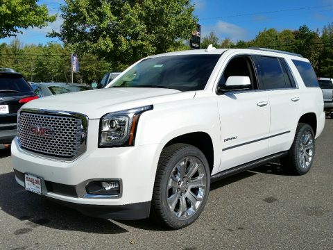 White Frost Tricoat GMC Yukon Denali 4WD.  Click to enlarge.