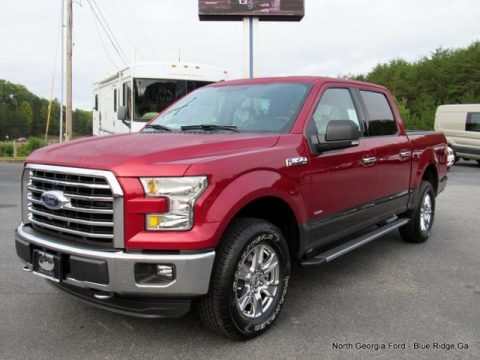 Ruby Red Ford F150 XLT SuperCrew 4x4.  Click to enlarge.