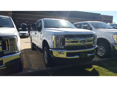 Oxford White Ford F250 Super Duty XLT SuperCab 4x4.  Click to enlarge.