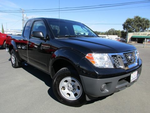 Super Black Nissan Frontier S King Cab.  Click to enlarge.