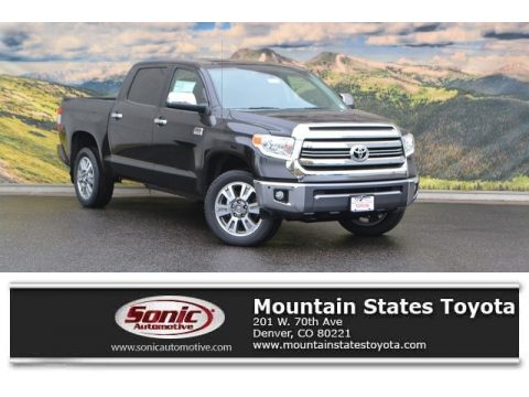 Midnight Black Metallic Toyota Tundra 1794 CrewMax 4x4.  Click to enlarge.